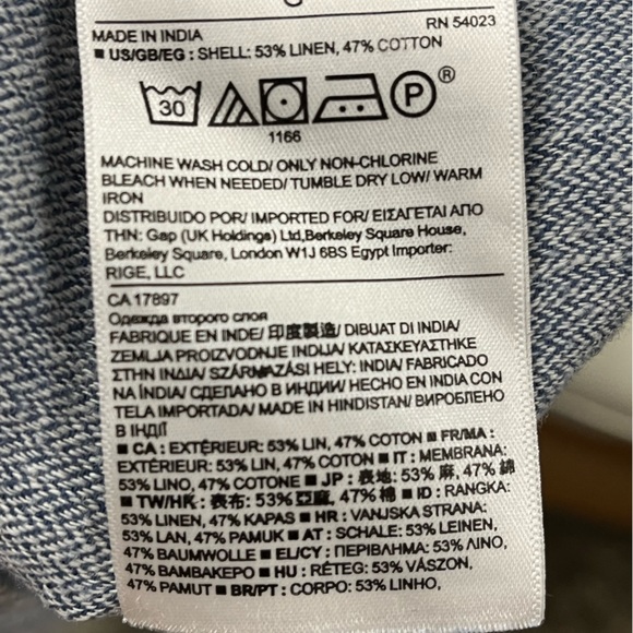 Gorgeous cotton linen blend Banana Republic shirt dress! - Picture 6 of 6